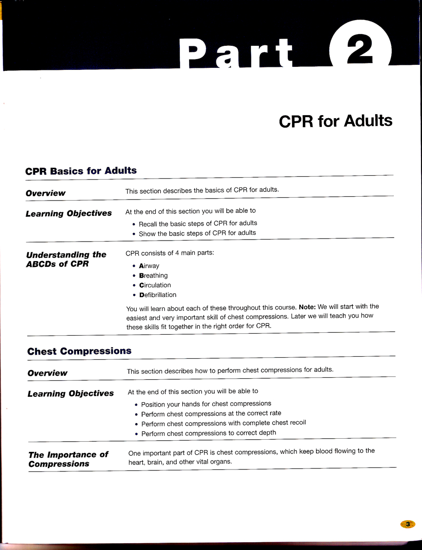 first page of CPR